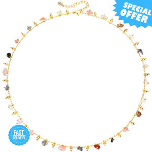 BRAND NEW MTMY Beaded Necklaces for Women - 14K Gold Plated Choker